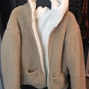 Super fluffy jacket/cover up.